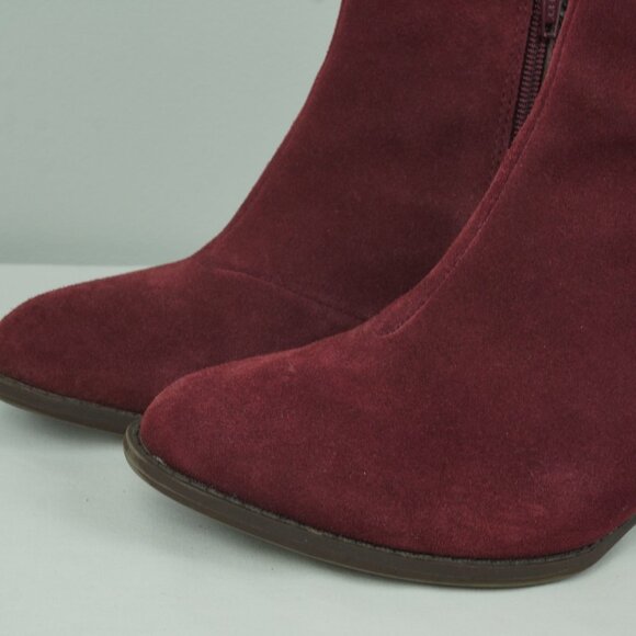 Vionic Naomi Snake Red Snakeskin Zip Up Ankle Boot Size 6.5 Wide - Picture 3 of 6